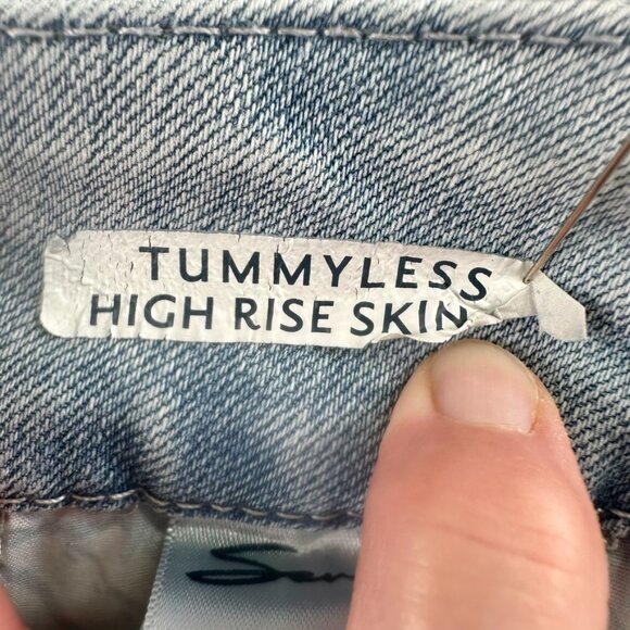 SEVEN7 TummyLess High Rise Skinny Jean Size 16 Amsterdam Wash Slimming Control - Picture 15 of 16